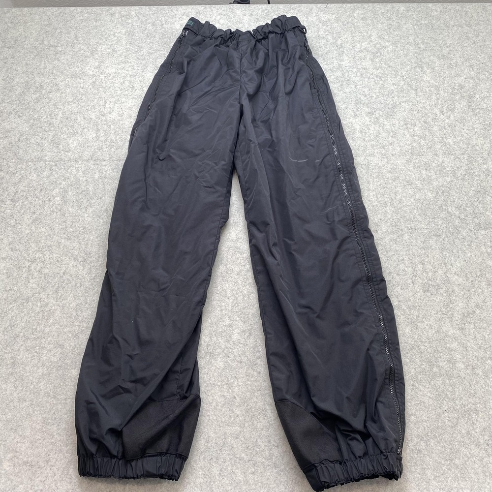 Columbia Snow Pants Mens Small (24x30) Black Nylon Lined Ski Snowboard *MARKS*